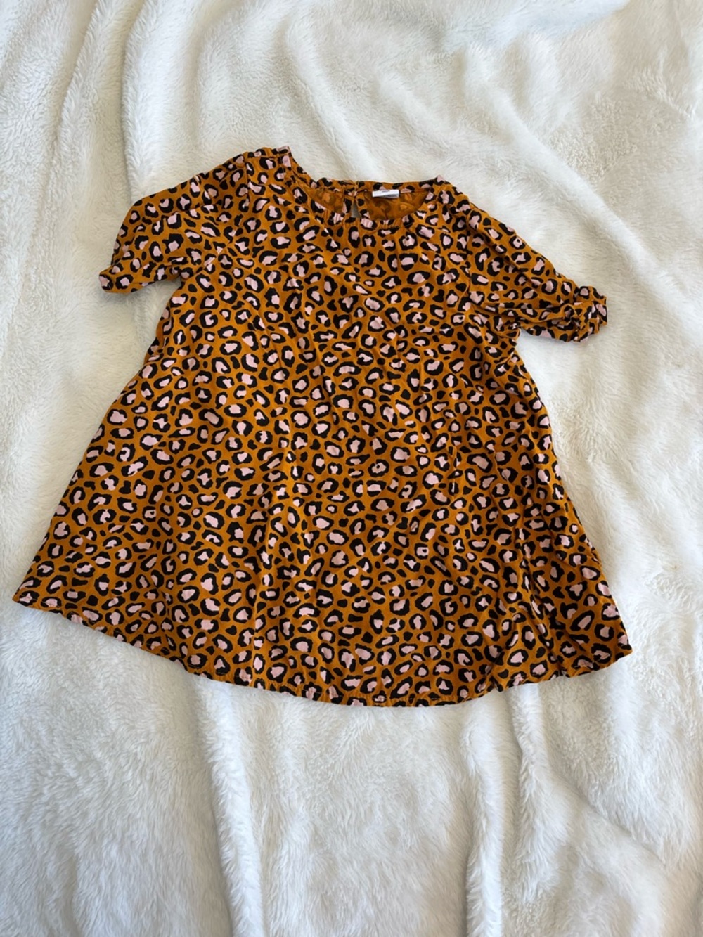Old Navy 12-18 month leopard animal print dress toddler girl animal kingdom